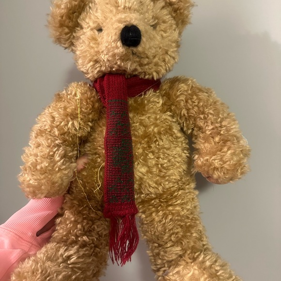 1996 Theodore Teddy Bear with Red Scarf - Picture 1 of 2